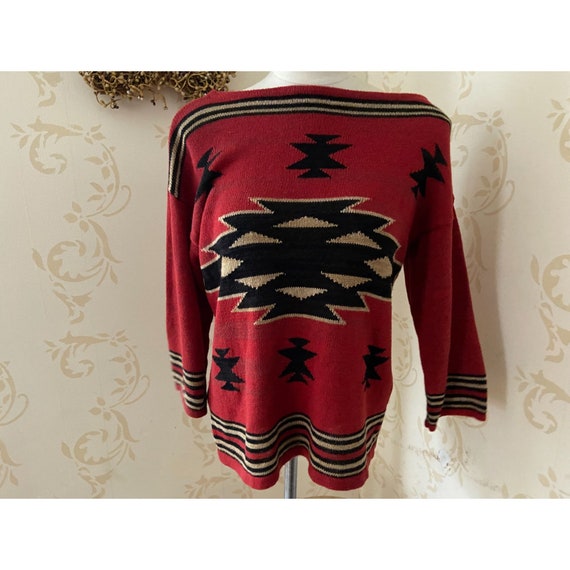 Ladies Small Chaps Aztec Linen Blend 