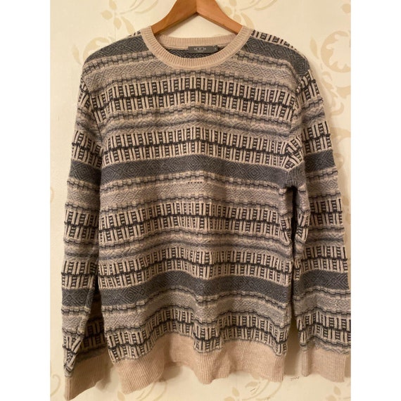 MFM Knits 100% Baby Alpaca Sweater Men’s Large