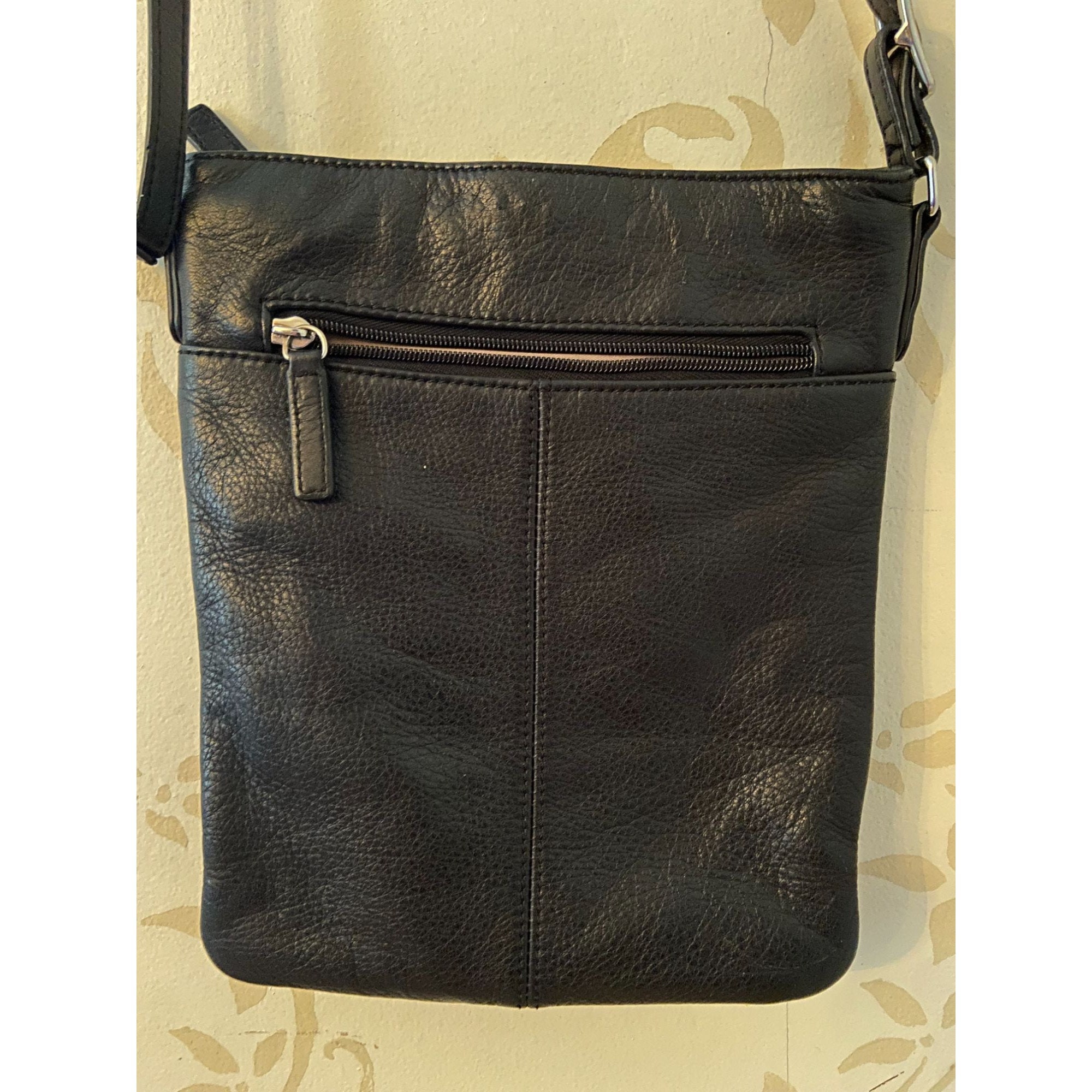 Margot New York Leather Crossbody Black Handbag Etsy