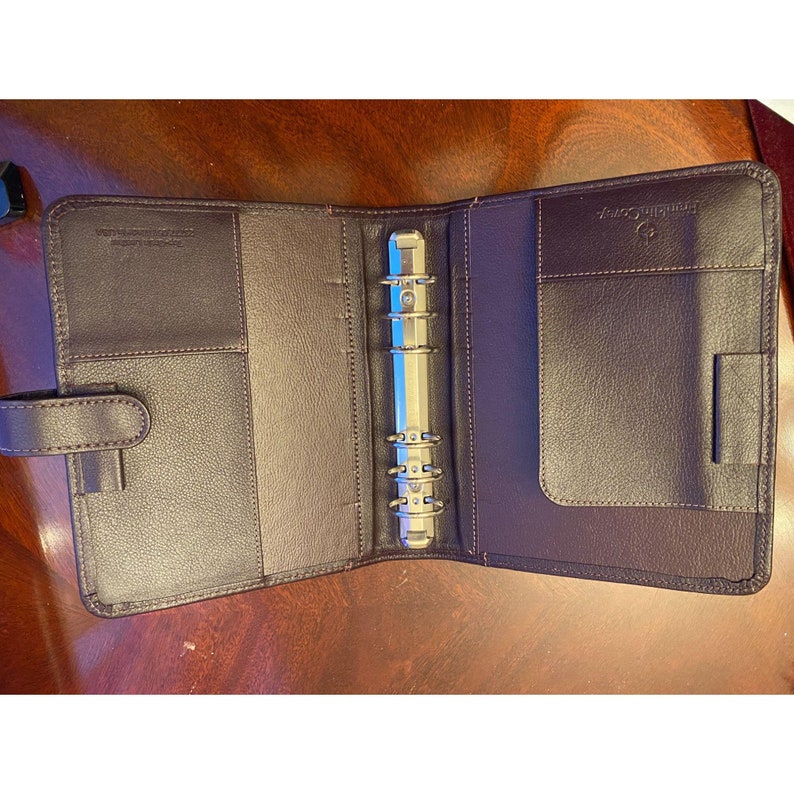 Franklin Covey 100 Leather Classic Ring Binder Planner New Etsy