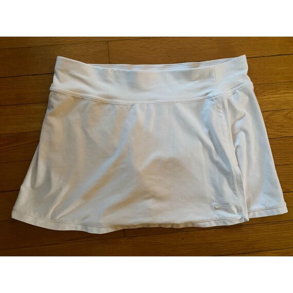 Nike White Tennis Skirt Drifit Ladies 