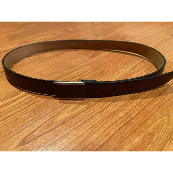 Vintage Pierre Cardin Black Leather Belt - image 1