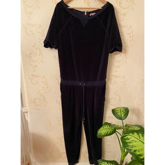 Juicy Couture Velour 1pc Vintage Large Romper/Jump