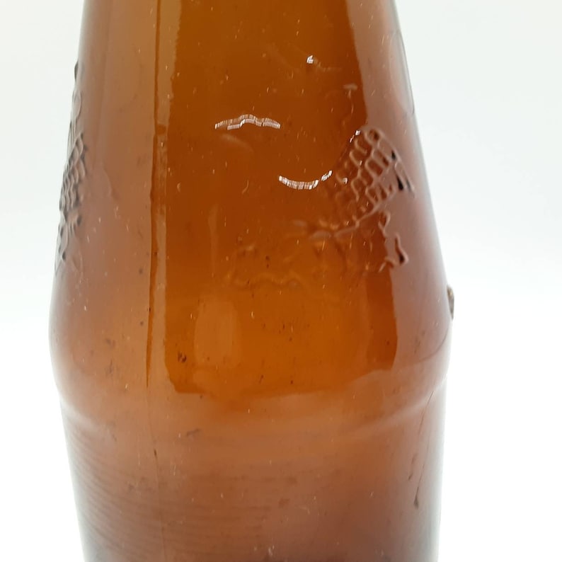 7 oz Anheuser Busch pony beer bottle vintage Rare Brown Etsy