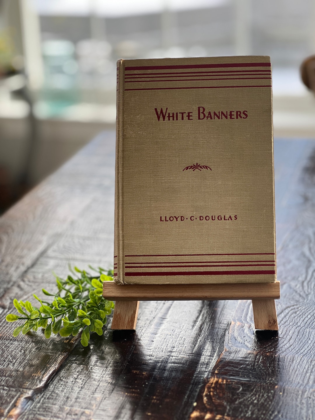 Vintage 1936 White Banners by Lloyd Douglas Hardcover Book - Etsy
