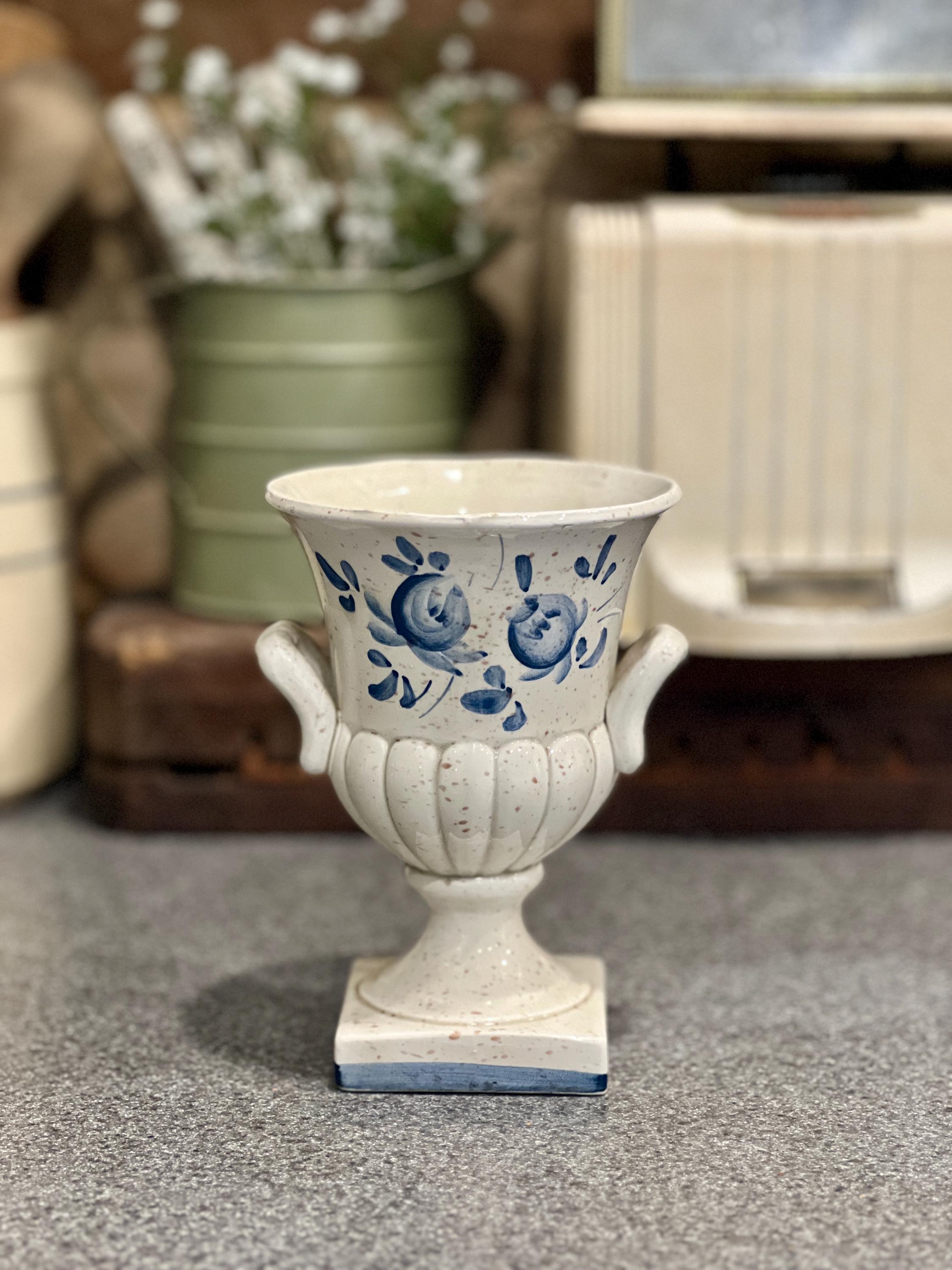 Arinco-houseです Vintage Inarco Japan Porcelain Blue Floral Vase - Etsy Canada