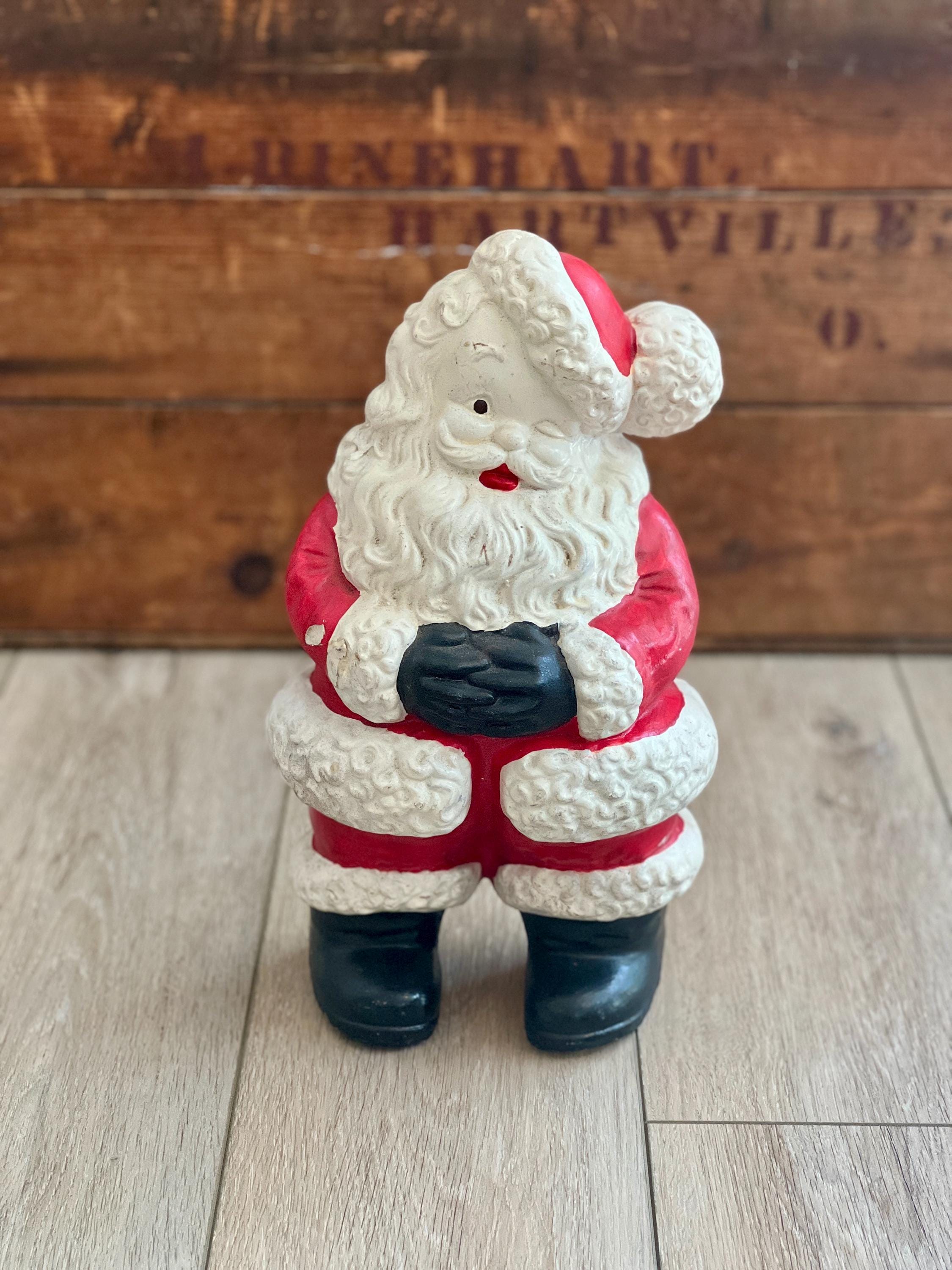 Vintage Santa Bank - Etsy