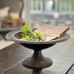Antique Derby Silverplate Compote Pedestal Bowl
