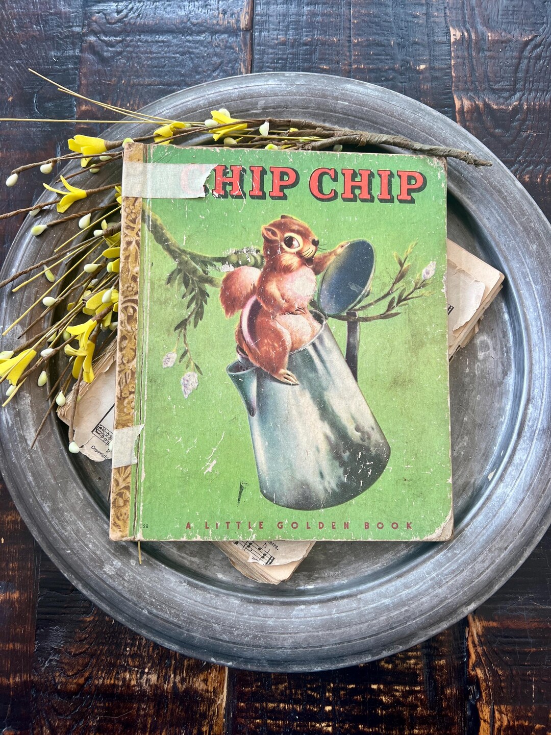 Vintage 1947 Chip Chip Little Golden Book - Etsy