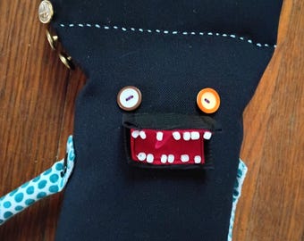 Finnegan Flapdoodle - Suitable Beast - Silly Goose - Chaos Agent - Handmade Stuffed Beast - Soft Sculpture - Upcycled Suit Jacket