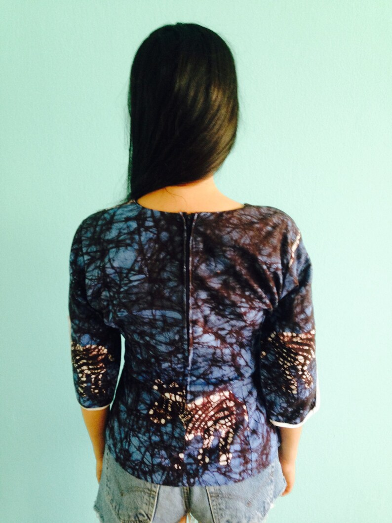 Savannah Top70/'s Tie-Dye Festival TopAfricanIndie TopBoho TopHippie Blouse70/'s Bohemian TopFestival TopEthnic Blouses