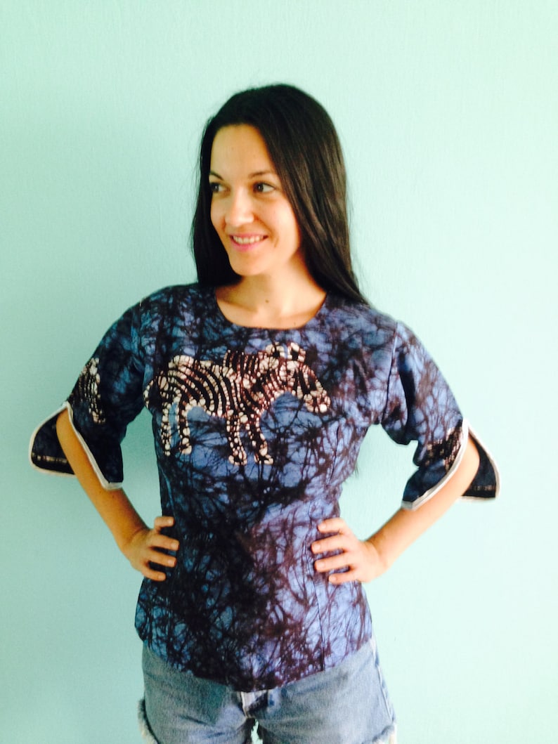 Savannah Top70/'s Tie-Dye Festival TopAfricanIndie TopBoho TopHippie Blouse70/'s Bohemian TopFestival TopEthnic Blouses