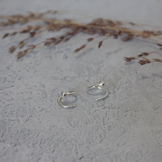 Edgy cheap silver earrings