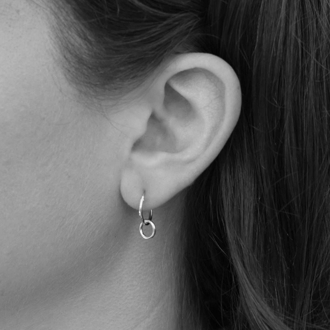 Rose Gold Hoops Rose Gold Hoop Earrings Open Circle Etsy