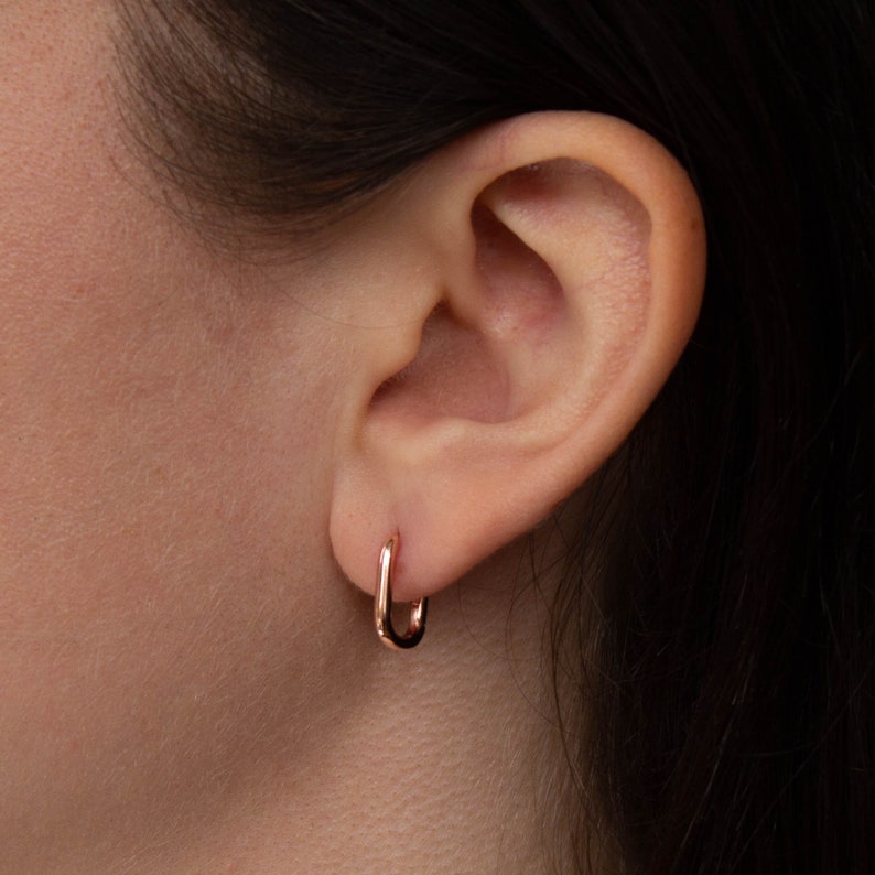 Rose gold ear huggies Clearance