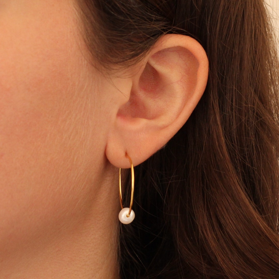 pearl-and-gold-hoops-gold-hoop-earrings-charm-hoops-etsy