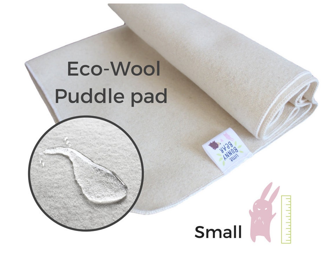 Small Wool Puddle Pad Mattress Protector for Seat Crib Bed Etsy