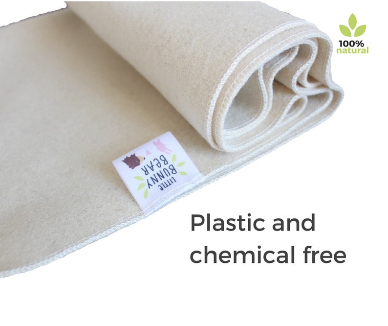 Small Wool Puddle Pad Mattress Protector for Seat Crib Bed Etsy