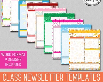 Free Newsletter Template For Preschool from i.etsystatic.com