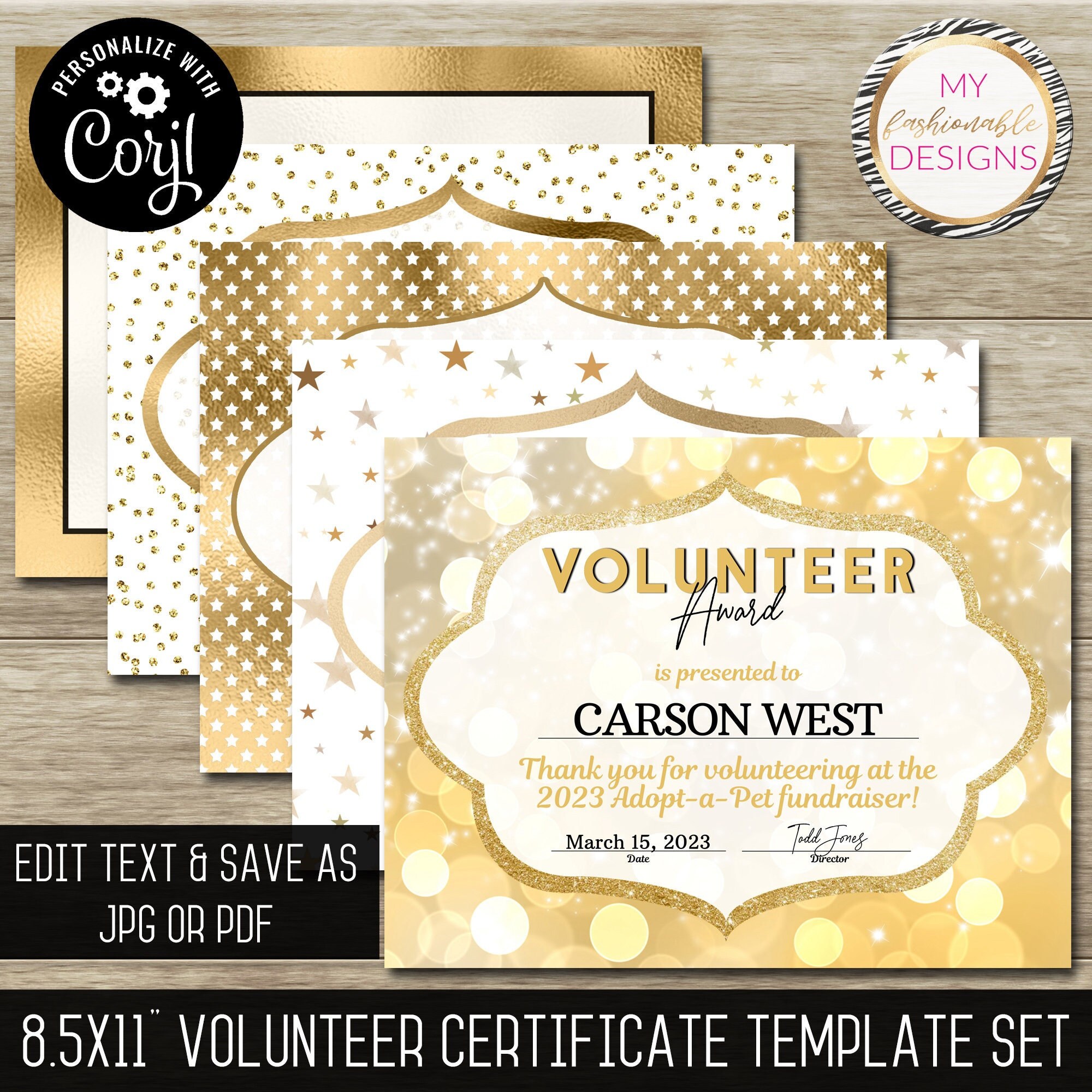 Jones Certificate Templates Jones Certificate Templates
