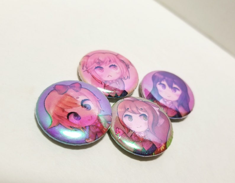 Doki Doki Literature Club Original 1 25mm & - Etsy