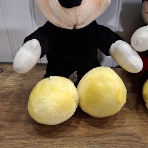 Pair Vintage Disneyland Walt Disney Mickey & Minnie Mouse Plush Stuffed Animals bild 4