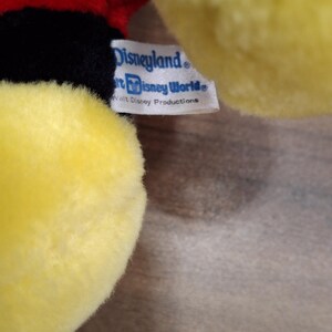 Pair Vintage Disneyland Walt Disney Mickey & Minnie Mouse Plush Stuffed Animals bild 8