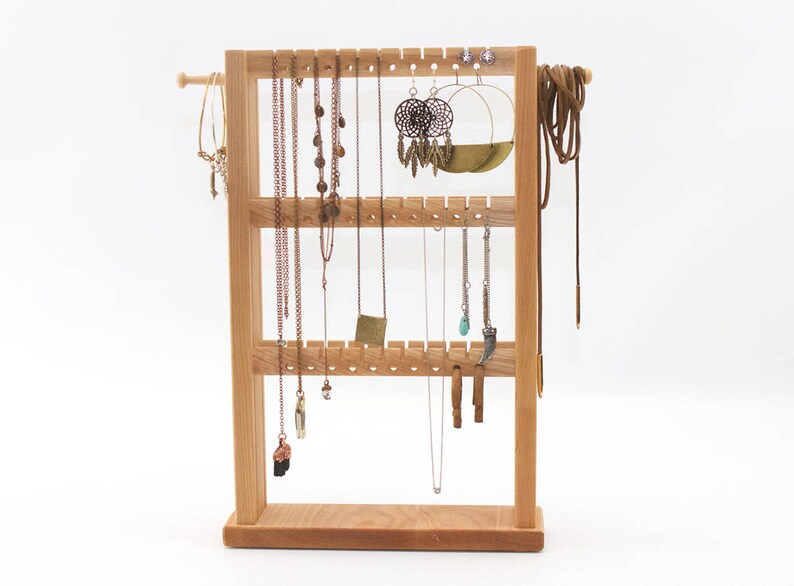 Handmade Wooden Earring and Jewelry Rack Jewelry Etsy
