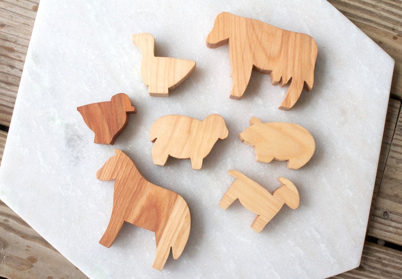 natural-farm-animal-toy-set-handmade-hardwood-children-s-etsy