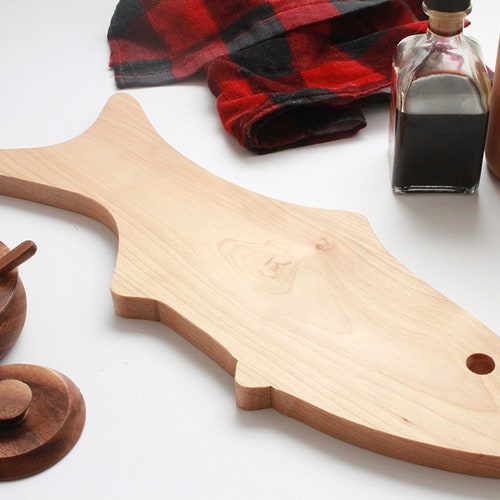 Fish Shaped Cutting and Serving Board Fish Charcuterie Board Etsy UK