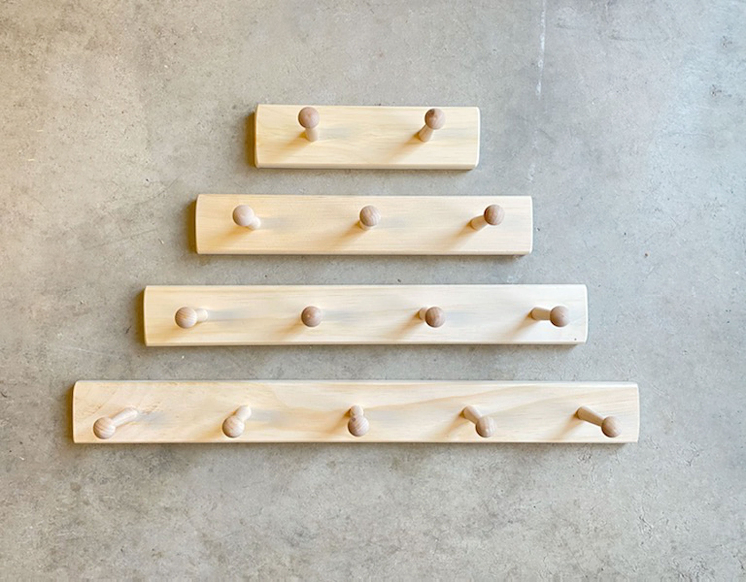 Peg Hooks, Wood Dowel Hooks, Natural Wood Hooks, Towel Hooks, Coat Hooks,  Boho Home Decor, Small Hooks, Peg Coat Rack, Natural Wood Hanger 