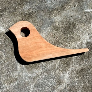 Bird Shaped Door Stop, Hardwood Doorstop, Door Wedge, Handmade Bird Doorstop