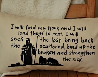 Ezekiel 34:15 I will feed My flock