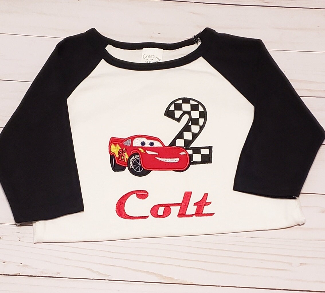 lightning mcqueen birthday shirt