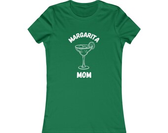 Margarita mamma T-shirt dam T-shirt rolig Margarita T-shirt mamma som älskar margaritas Margarita älskare Margarita figurnära T-shirt