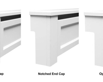 Shaker Style 5 Ft. Wood Baseboard Heater Cover Kit in White - Etsy