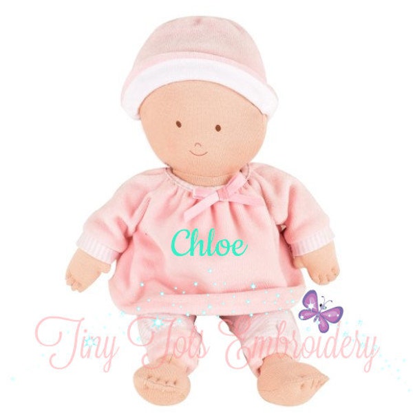 Personalized First Doll, Personalized Girl Doll, Custom Plush Doll, Baby Gift, Newborn Gift, Baby Doll, Custom Doll, Baptism Gift