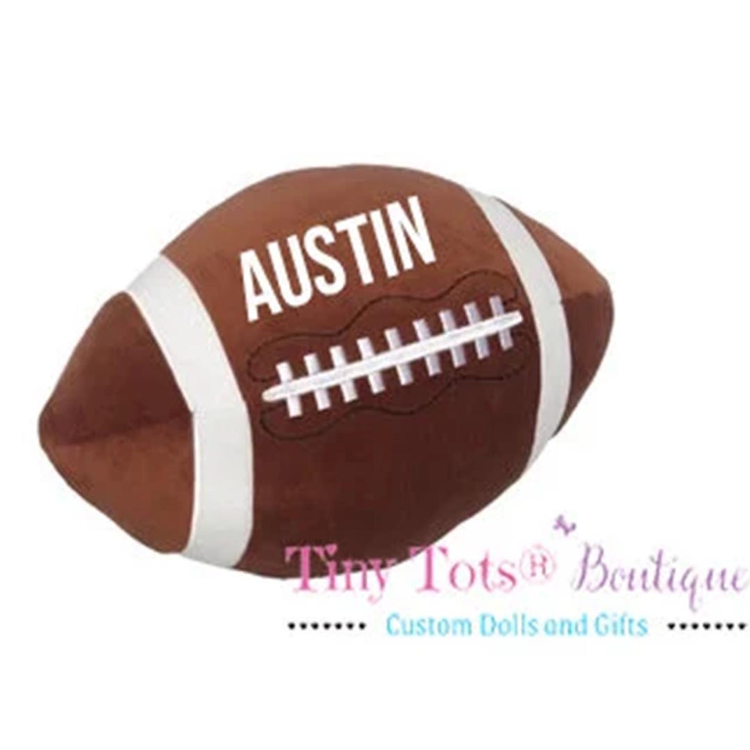 Some Boys Are Just Born With Football In Their Souls Pillow Football Gifts  For Grandson Personalized Football Photo Pillow For Boys P197880, image size:1080x1080