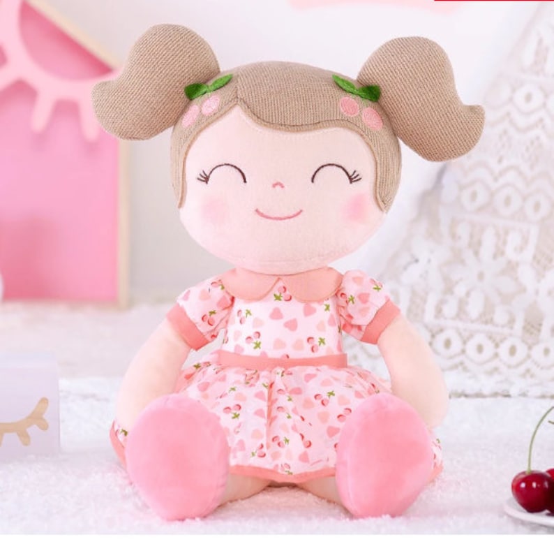 Personalized Baby Dolls Cherry Dolls Rag Doll Custom Rag - Etsy