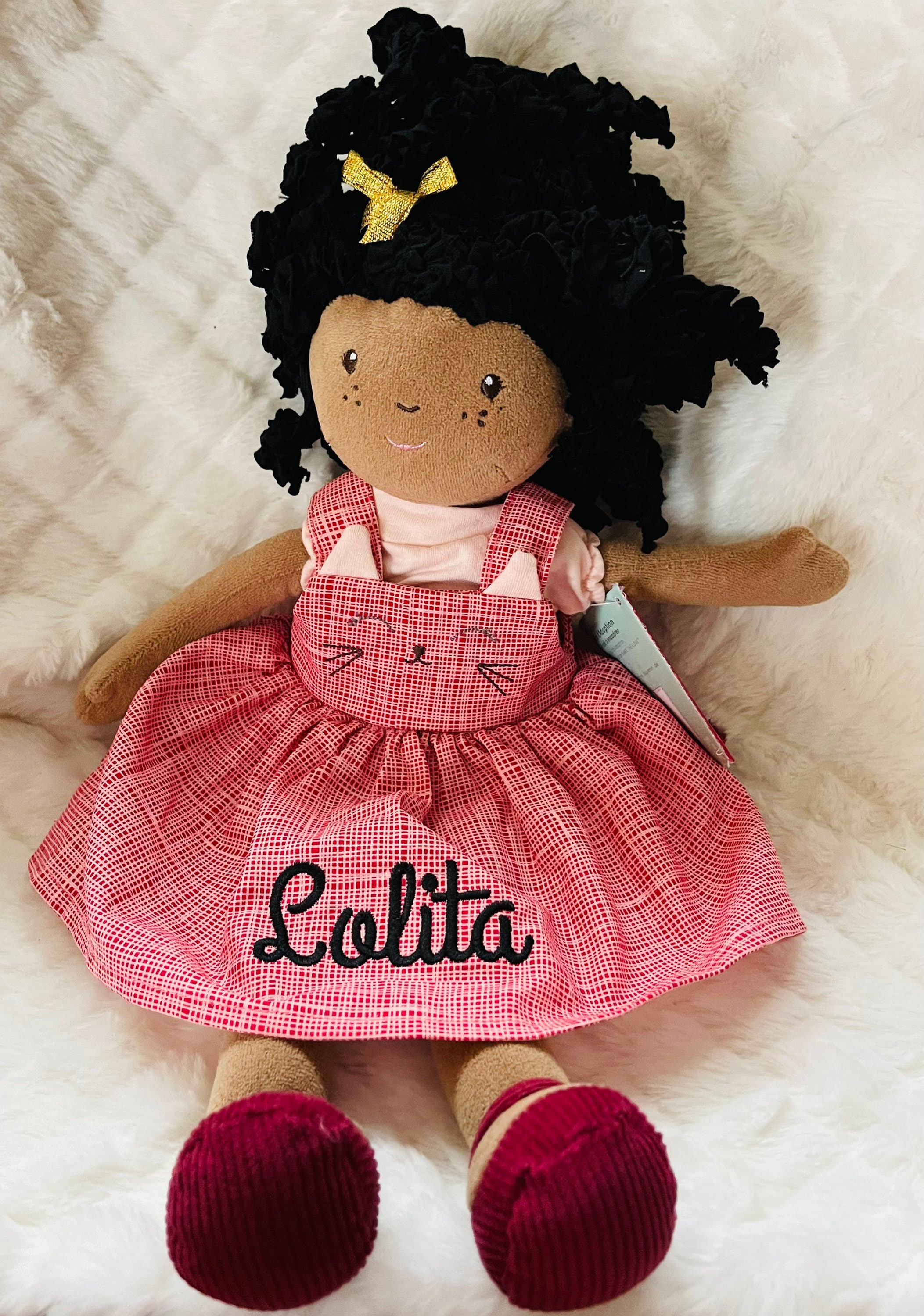 Personalized black dolls sales