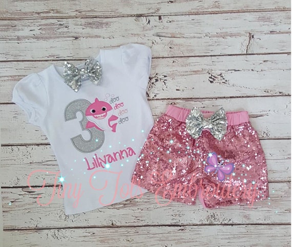 etsy baby shark outfit