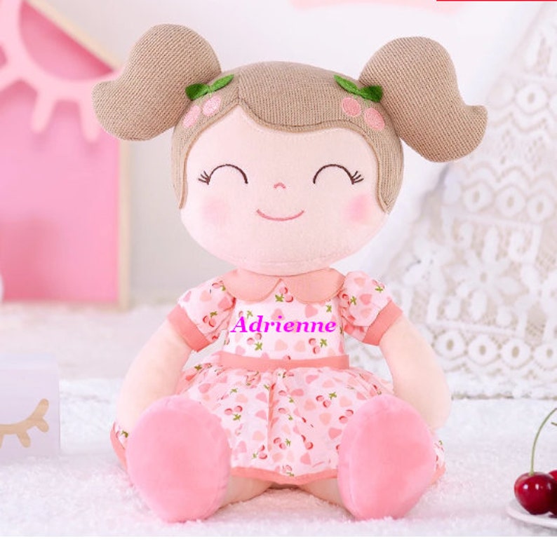 Personalized Baby Dolls Cherry Dolls Rag Doll Custom Rag Etsy