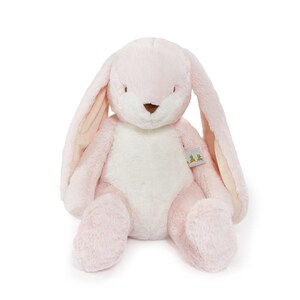 Custom Embroidered Rabbit Plush Baby Keepsake Personalized Name Monogram Bunny Toy Soft Snuggly Material Newborn Baby Gift Collection Nursery Stuffed Animal Premium Quality Easter Basket Present Perfect Baby Shower Surprise Timeless