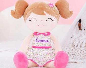 Personalized Fairy Rag Doll: Baby Girl Gift Plush Doll