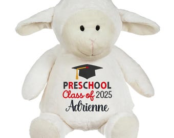 Peluche de graduación personalizado: recuerdo de clase personalizado