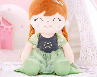 Princess Doll Personalized Doll Custom Baby Doll Custom Rag Doll Baby Shower Gift First Baby Doll, One Year Old Girl Gift