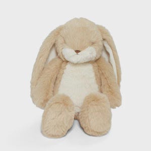 Baby Shower Gift Personalized Embroidered Bunny Toy Custom Name Monogram Keepsake Soft Plush Rabbit Newborn Baby Present Nursery Stuffed Animal Collection Easter Basket Surprise Premium Quality Snuggly Material Timeless Treasure Perfect