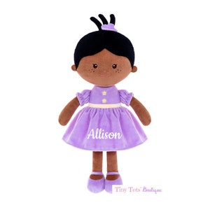 Personalized Dolls, Rag Doll, Custom Rag Doll, Baby Shower Gift, First Baby Doll, Plush Doll, Personalized Dolls for Baby Girls