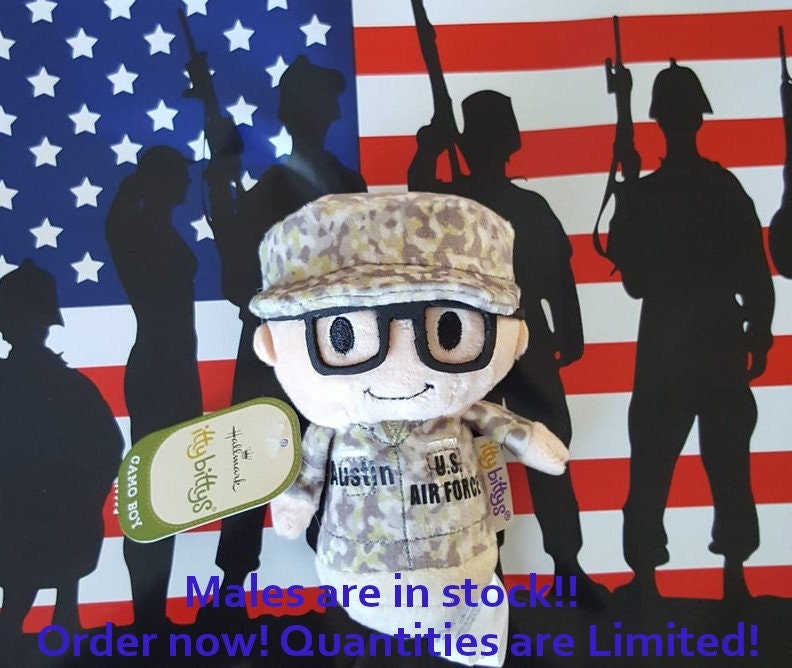 Personalized Doll, Military Itty Bitty, Itty Bitty Soldier, US Air