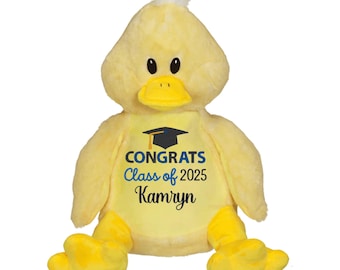 Peluche personalizado de graduación: recuerdo de la clase